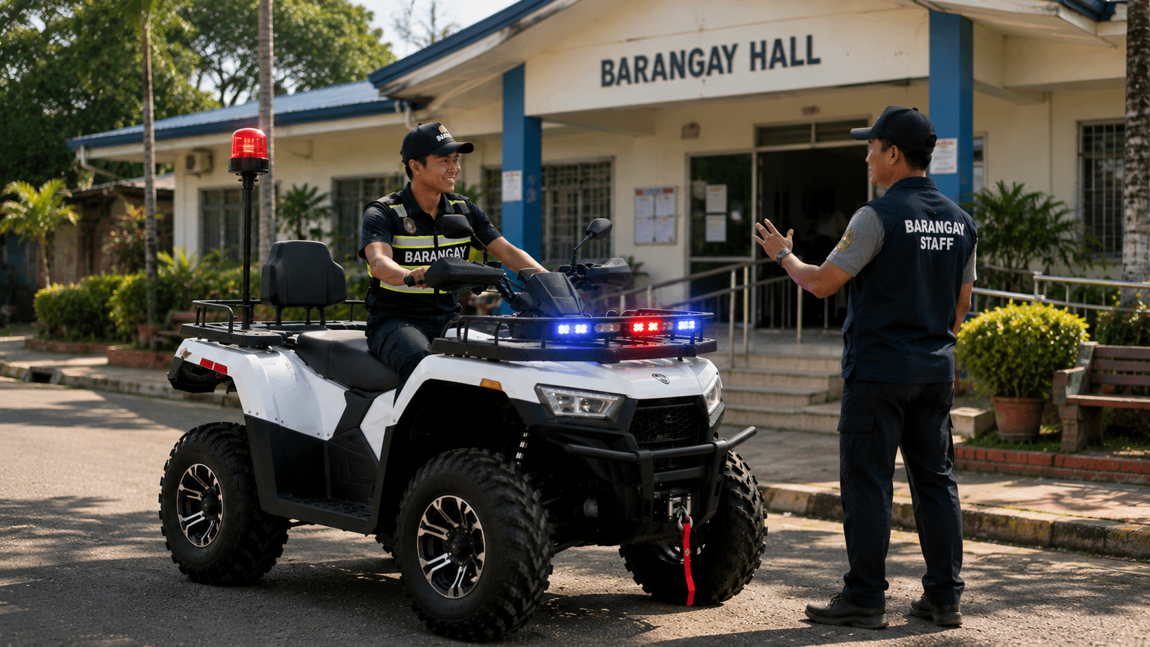 ATV used for barangay mobile patrol and community support