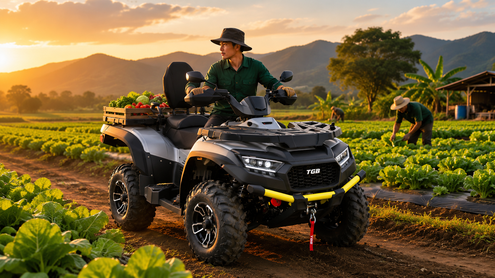 ATV for farm and agricultural use