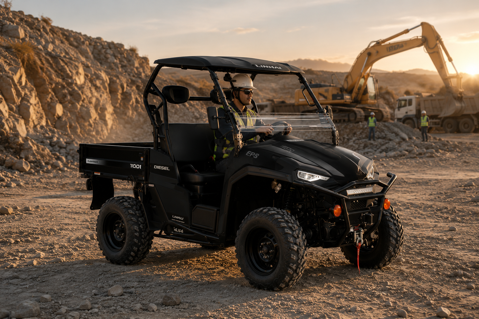 UTV used for mining and site operations